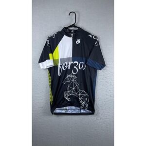 Champion System Forza Digital Intent Black Cycling Jersey Mens Large Full Zip